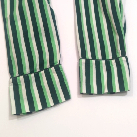 Printfresh Spearmint Striped Organic Cotton Pajama Top - Picture 8 of 10